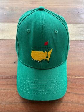 Masters Cotton Snap Back Green Baseball Cap